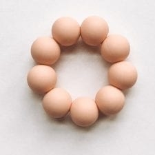 Anneau de dentition Silicon - Congélateur - Blush