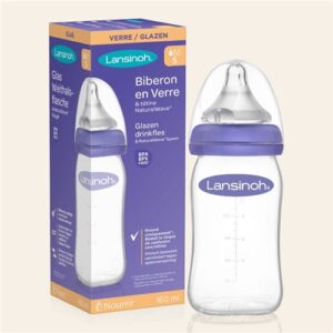 Biberon Verre Natural Wave - 160 Ml