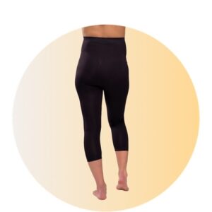 3/4 Maternity Leggings Recycled Black - M
